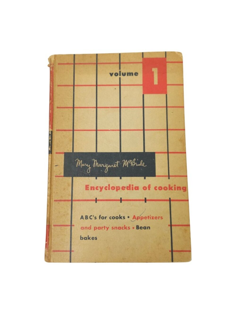 Mary Margaret McBride Encyclopedia of Cooking Volume 1 Vintage 1958 Cookbook HC
